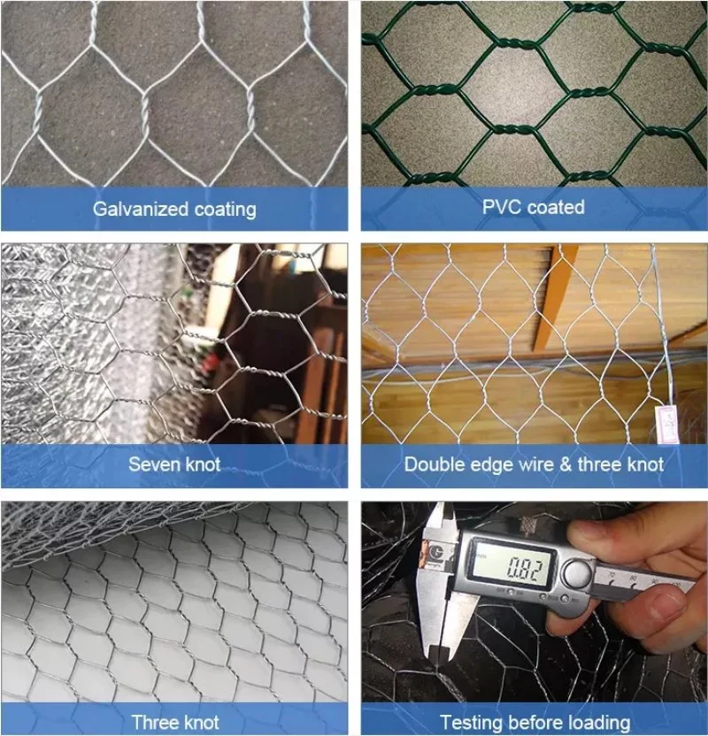 Hot Galvanized 8 Foot Tall Chicken Coop Wire Netting 1/2" 3/4 Inches Hexagonal Mesh Fencing