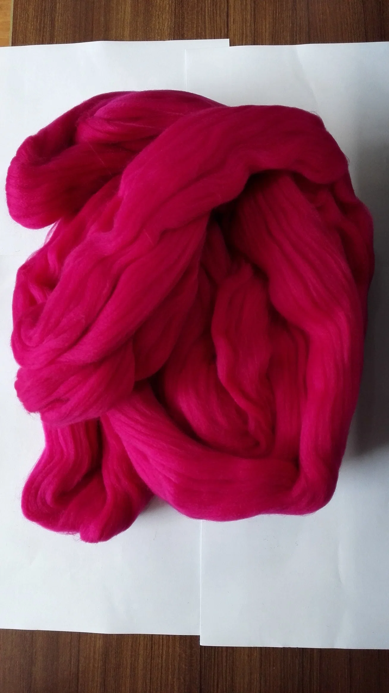 High Elastic Red Polyester Staple Chemical Fiber