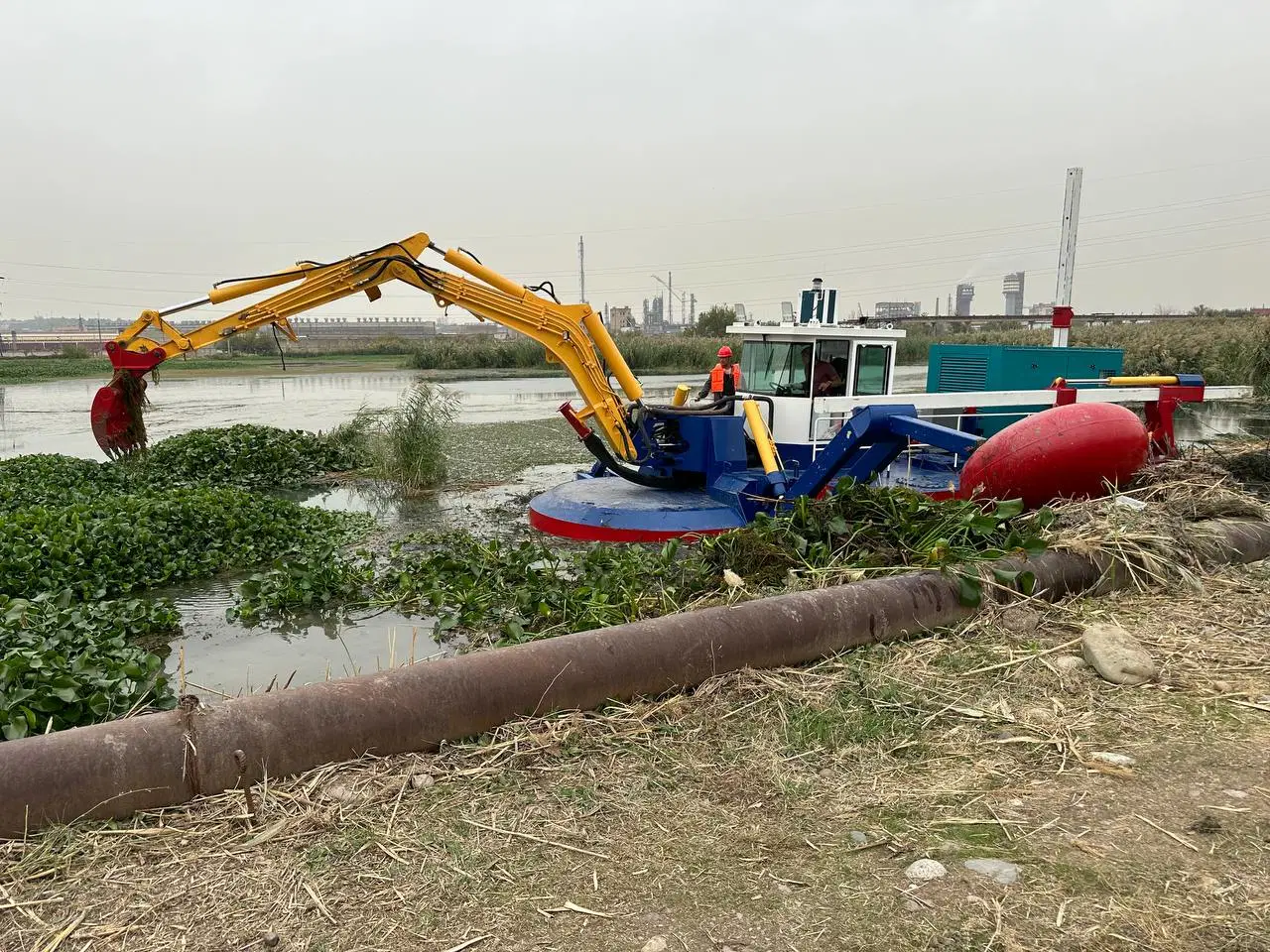 Keda Water Master Amphibious Pump Dredger Multifuctional Excavator for Sale