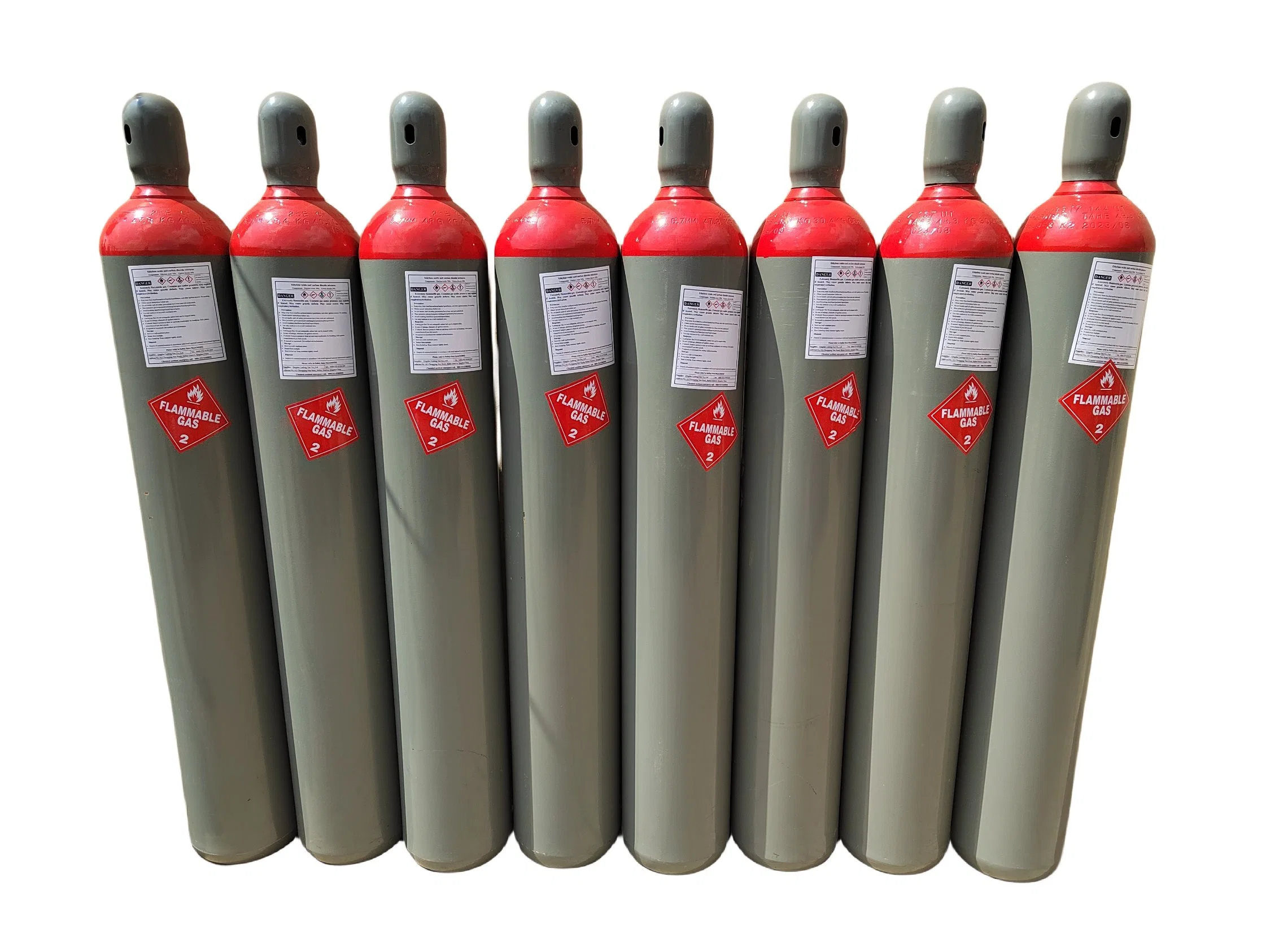 99.999% High Purity CH4 Gas / Methane Gas Filling in 50L Cylinder Quads