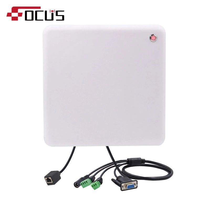 Leitor RFID UHF de interface RS/WiFi/TCP de longa distância com antena