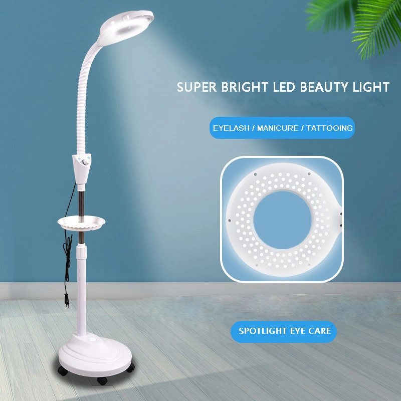 New Arrival Magnifying Beauty Lamp LED Cool White Flexible Floor Lamp for Makeup Beauty Salon LED Light