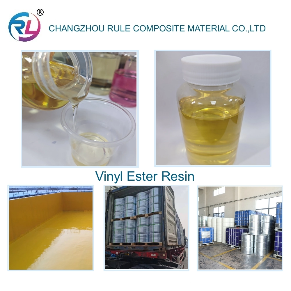 Résine époxy vinyle ester à résistance à la corrosion à long terme pour les procédés de stratification manuelle.