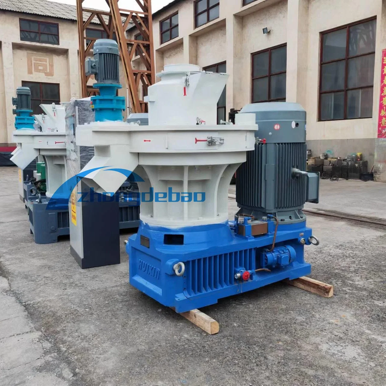 Supply Vertical Ring Die Biomass Pellet Processing Machinery, Rice Husk Pellet Machine, Sawdust, Sugar Cane Bagasse, Peanut Shell Pellet Machine Equipment