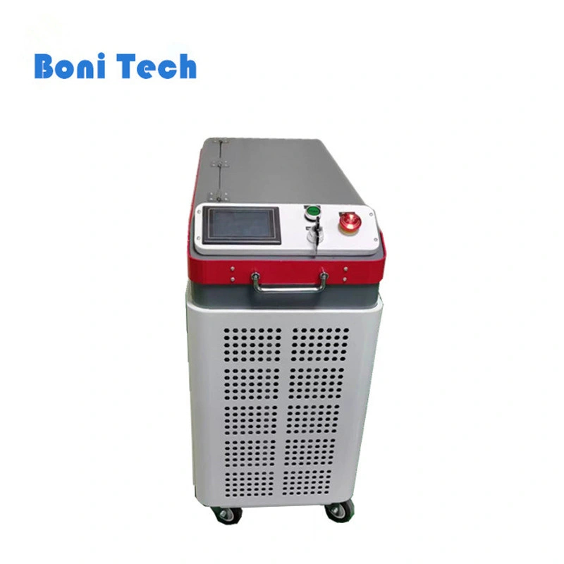 Industrial Hamdheld Pulse Fiber Laser Cleaning Machine 100W Mini Car Boat Moto Bike Metal Laser Rust Removal Machine for Sale