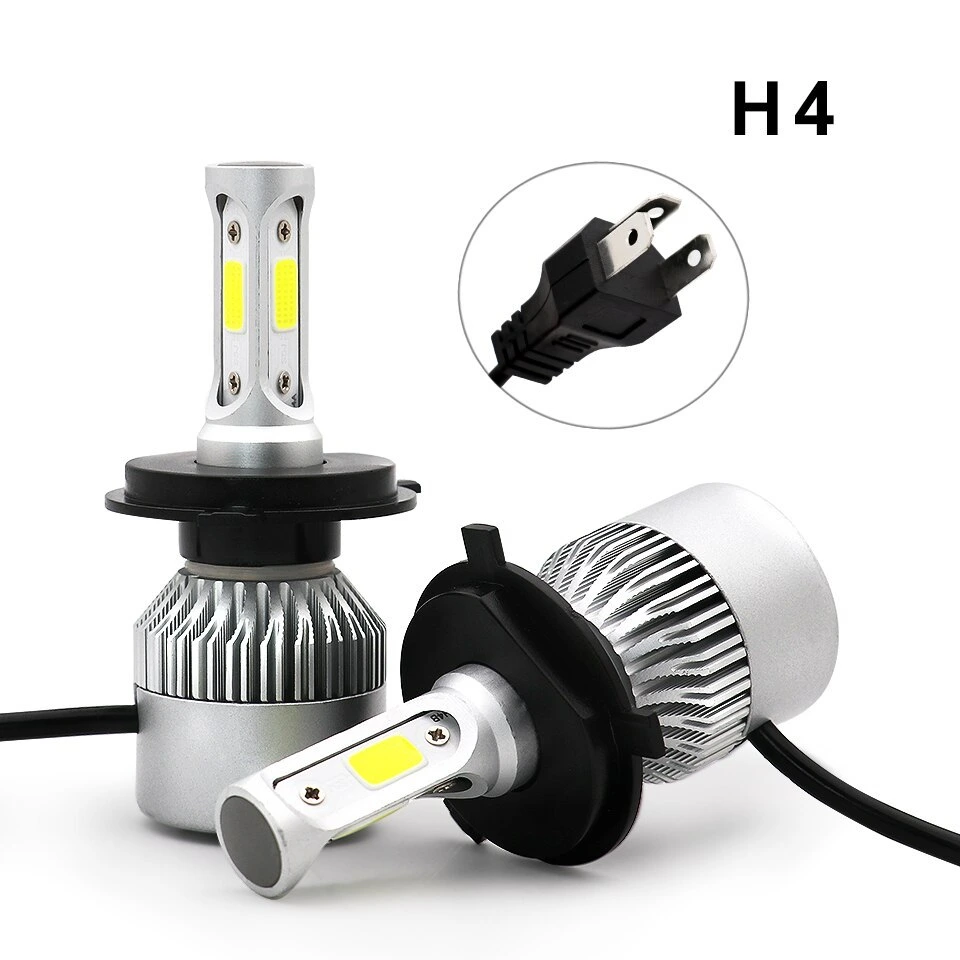 S2 Super Bright Focos LED Premium H1 H3 H4 H7 9005 9006 H11 Auto LED