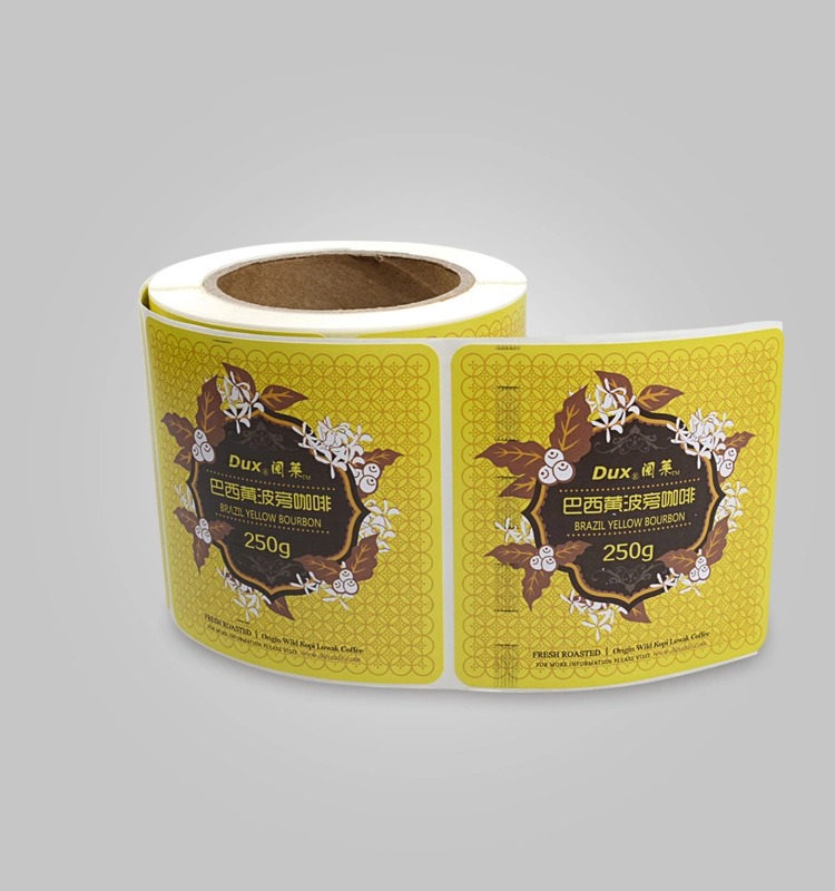 Reasonable Price Custom Gold Foil Adhesive Labels