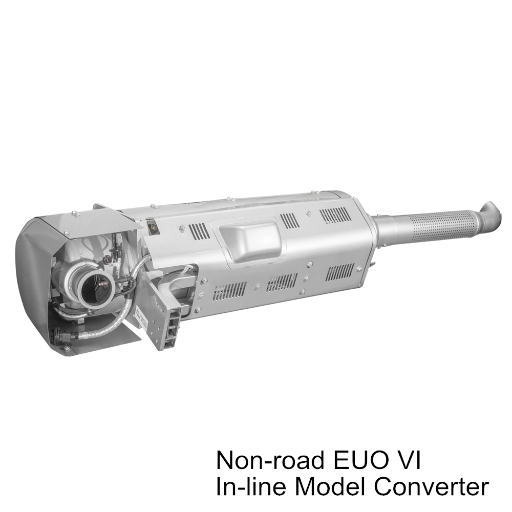 Estándar de emisión de acero inoxidable universal Modelo en línea no-Road Eio VI Convertidor del sistema del filtro catalítico del escape automático del convertidor