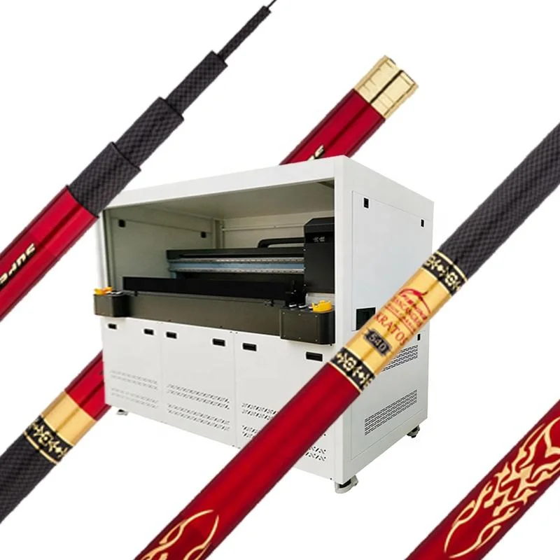 Vigojet Factory Manufacture 360 UV Cylinder Printer Printing Fishing Rod Hiking Pole