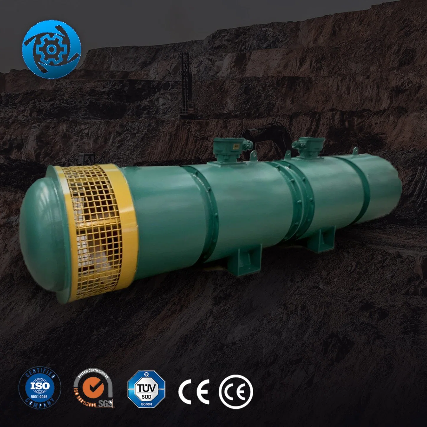 CCC Approved High-Pressure Decent Underground Coal Mine Axial Fans Mining Fan with Good Service