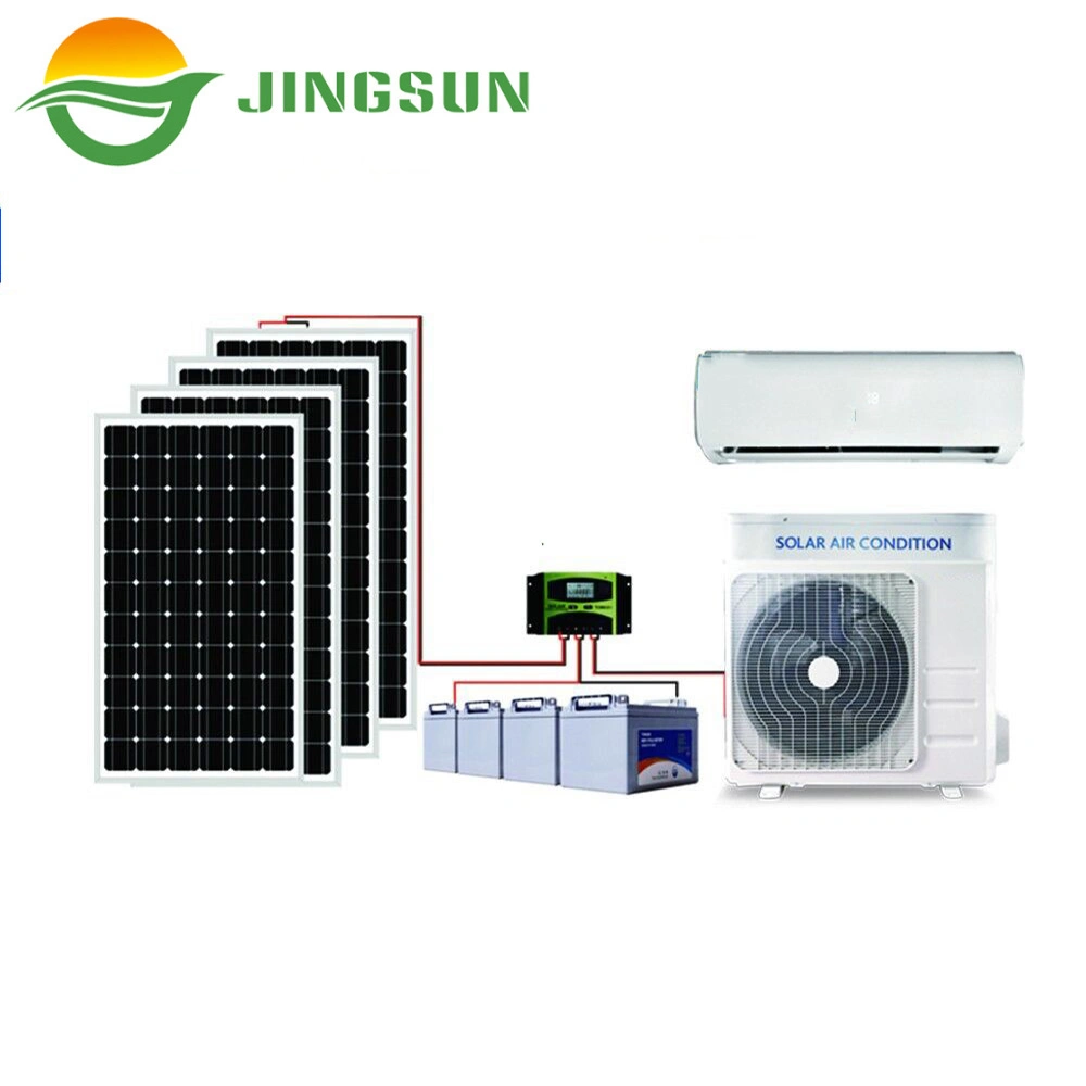 12000BTU Split Tpye Wall Mounted Solar Air Conditioner with Solar Panel Energy and Solar Power System