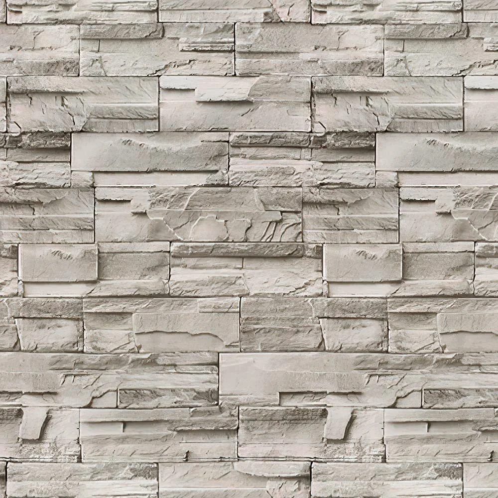 Modern 3D Wallpaper PVC Brick Design Home Decoration Wall Covering PVC Wall Paper