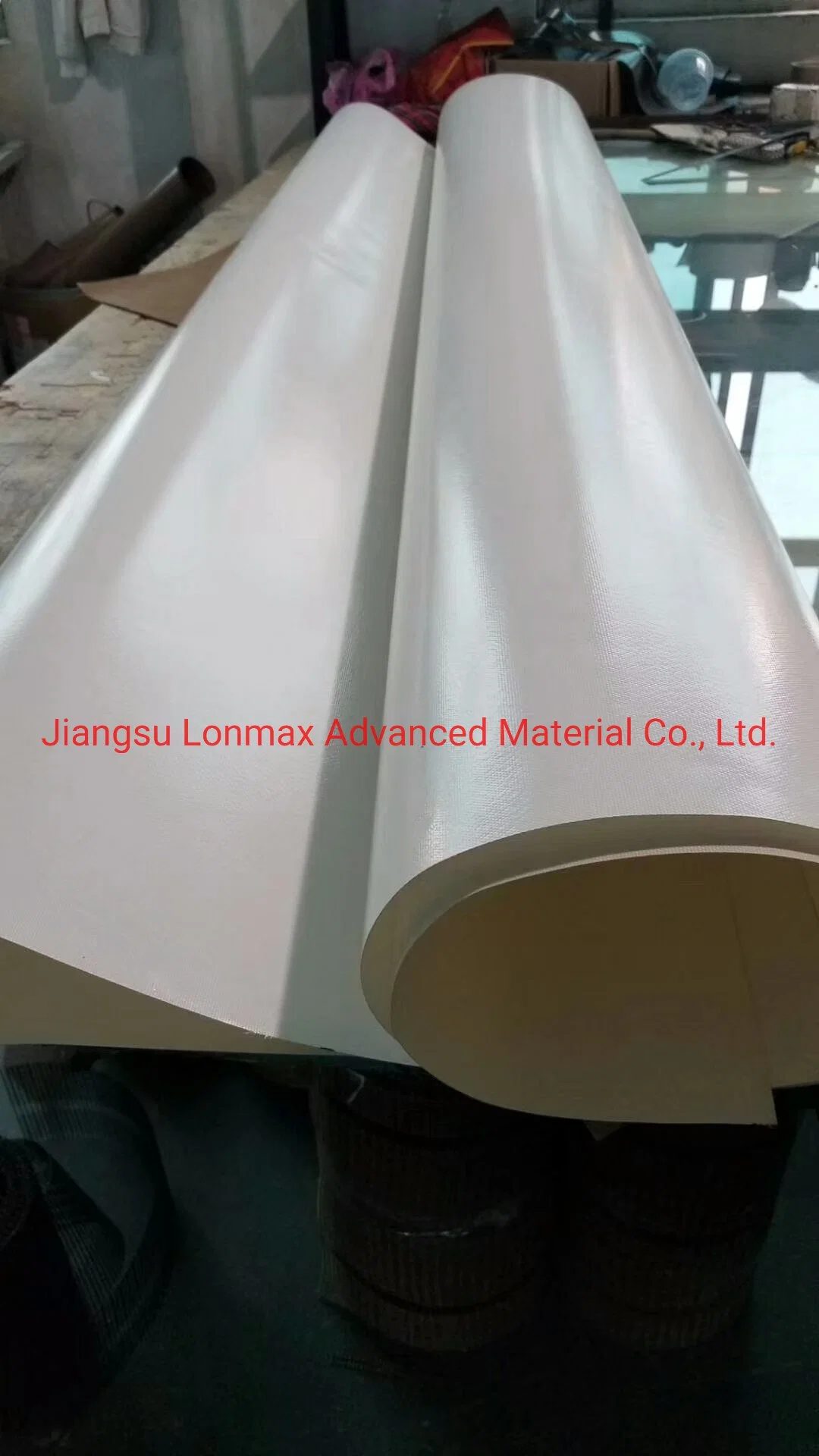 Low Friction Coefficient Custom Size PTFE Coated Fiberglass Fabric