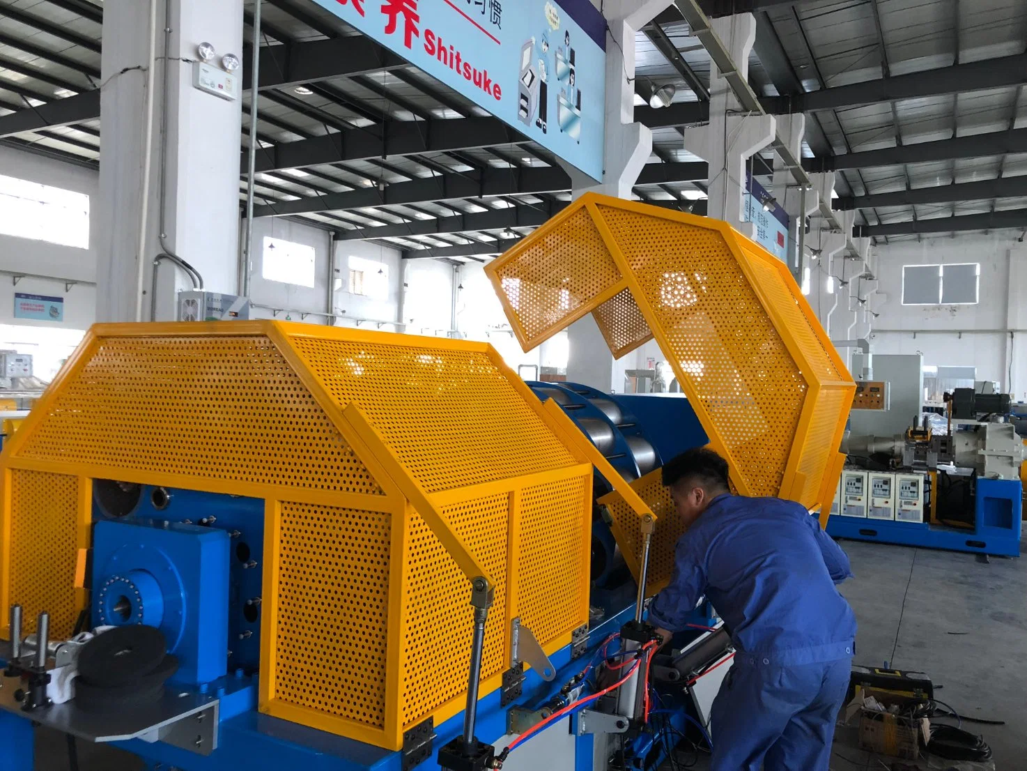 Hydraulic Rubber Hose Extrusion Production Line Braided Hose Making Machine Air Brake Rubber Hose Production Line