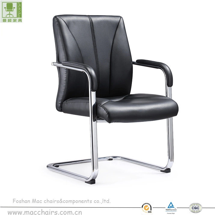 Office Workstation Mesh Waiting Chair with Chrom Bow Leg Visitor Chair