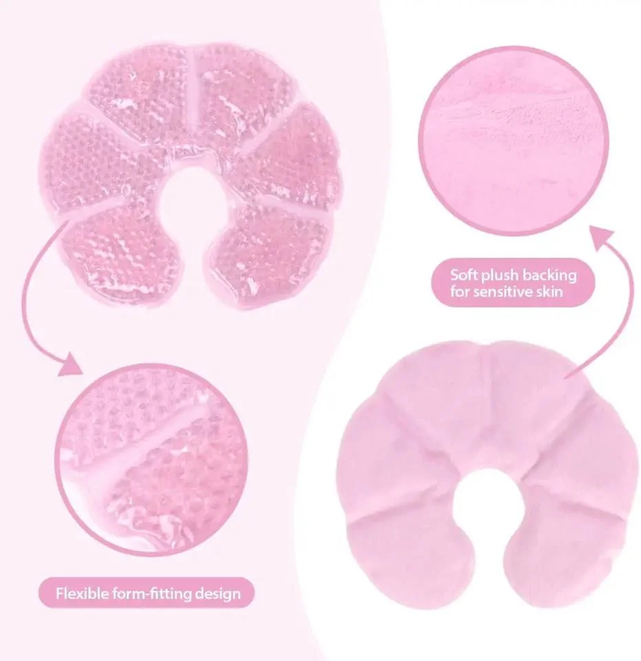 Cooling Pack Breast Ice Pack Hot Cold Gel Pads for Breastfeeding Breast Therapy Pack