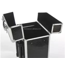 Hot Sale Abroad Aluminum Display Rack Box Large Capacity Travel Cosmetic Box