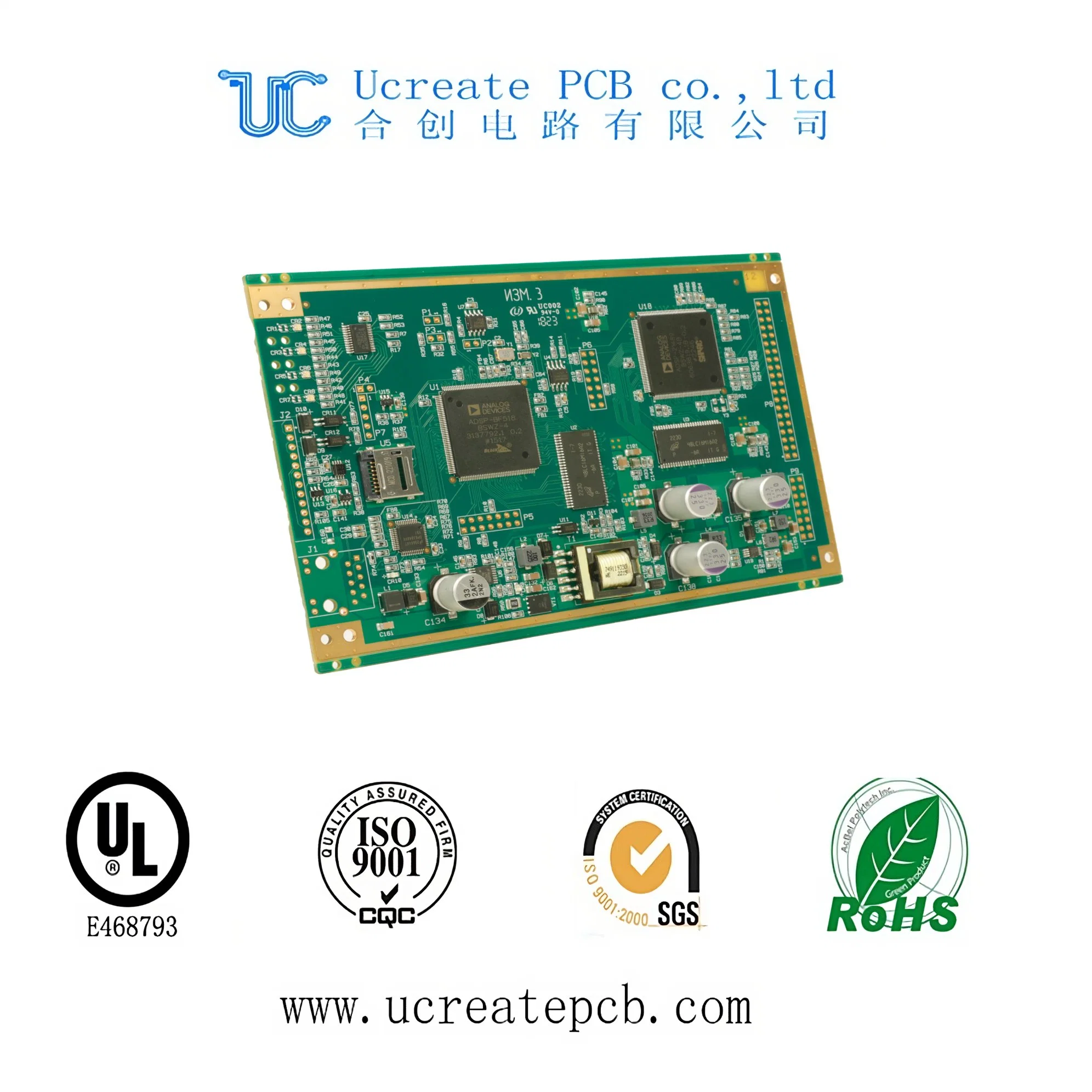 Washing Machine PC Board Assembly with Green Solder Mask