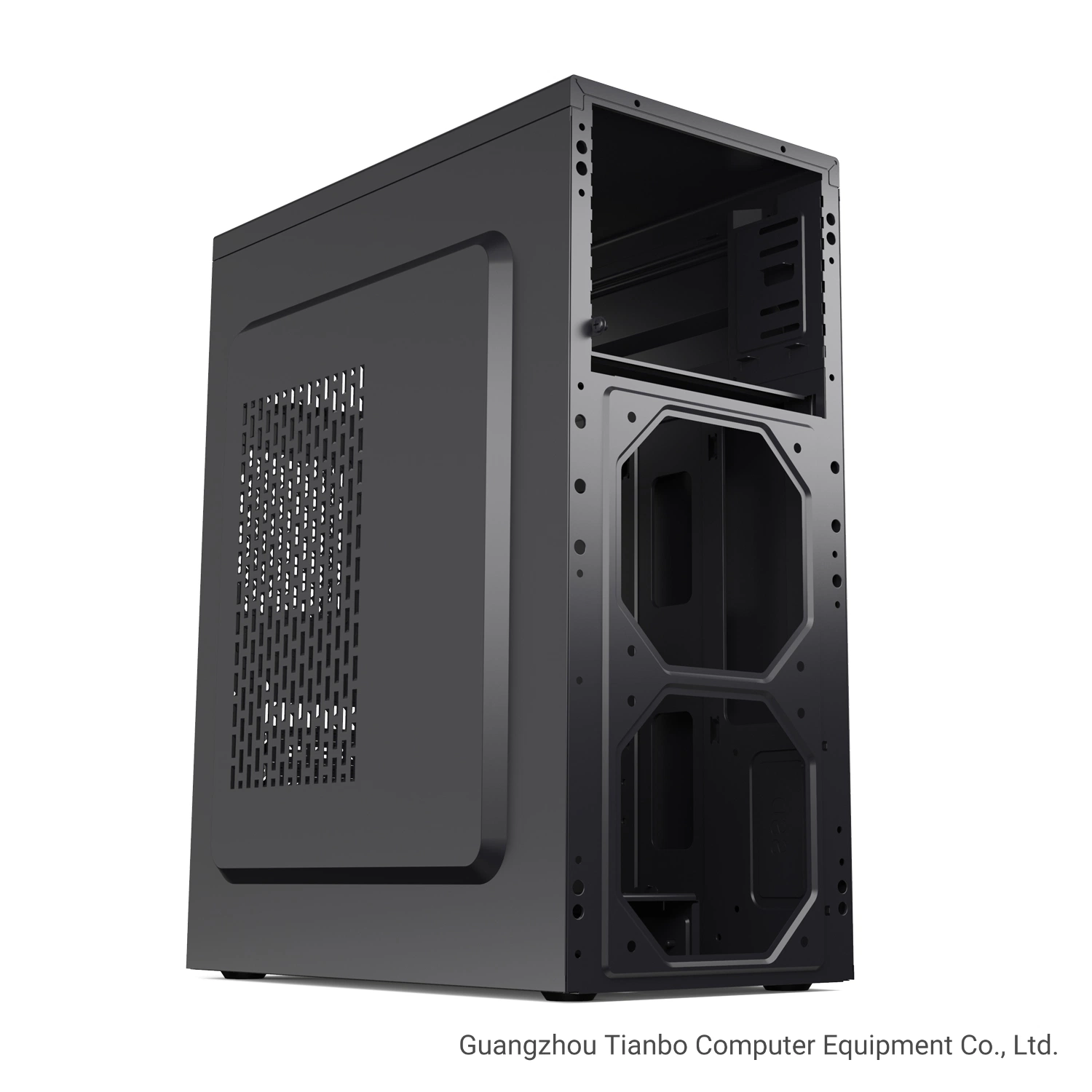 Popular Office Style ATX Computer Case with Mesh Deco Parts