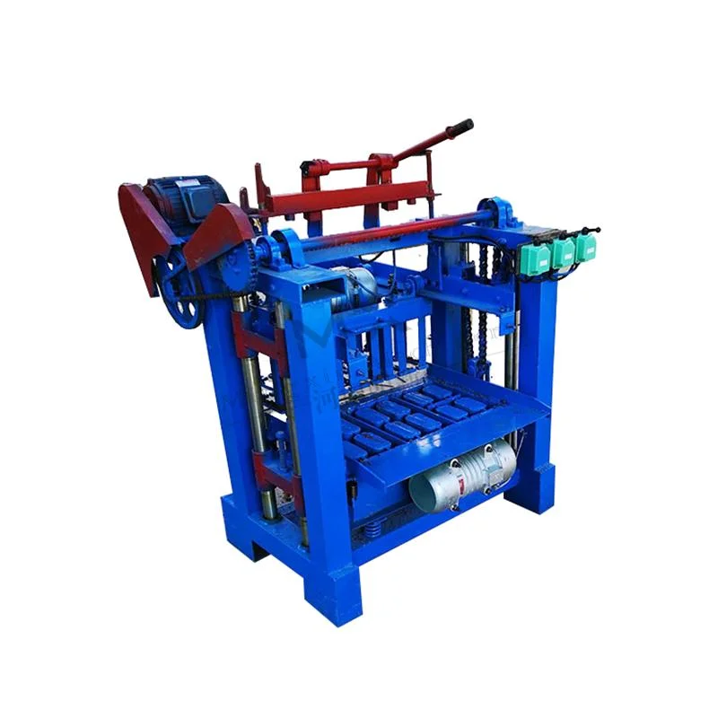 Semi-Automatic Paving Stone Building Material Paving Brick Forming Concrete Block Making Machine