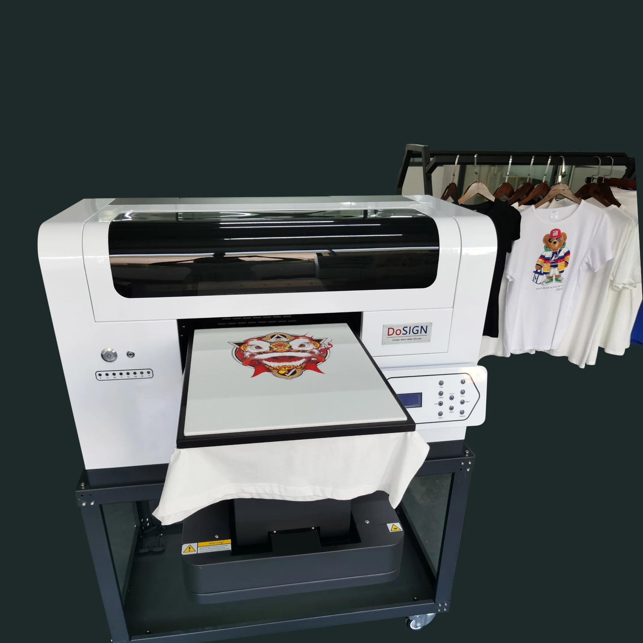 A3 2 Heads DTG Printer Digital Textile Printer T-Shirt Cotton Custom Bags No Woven Cloth Tshirt Printing Machine