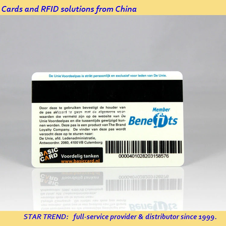 Cmyk Printing Plastic Smart Barcode Card Used as Membership Card, Prepaid Card, Gift Card, Loyalty Card, Business Card, VIP Card, Access Card, Game Card