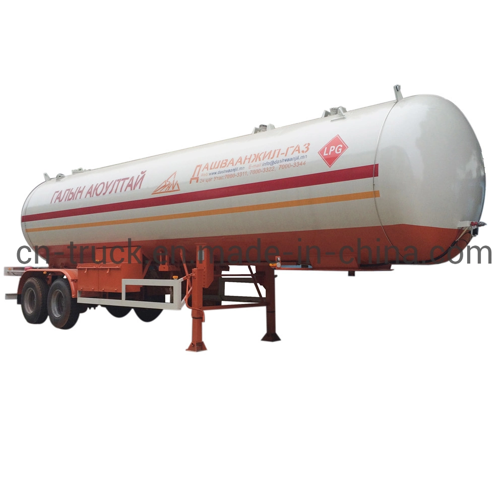 مبيعات التصنيع 35cbm 36cbm 38cbm 40cbm LPG مقطورة شبه LPG LPG 35cbm 36cbm 38cbm 40cbm خزان المقطورة