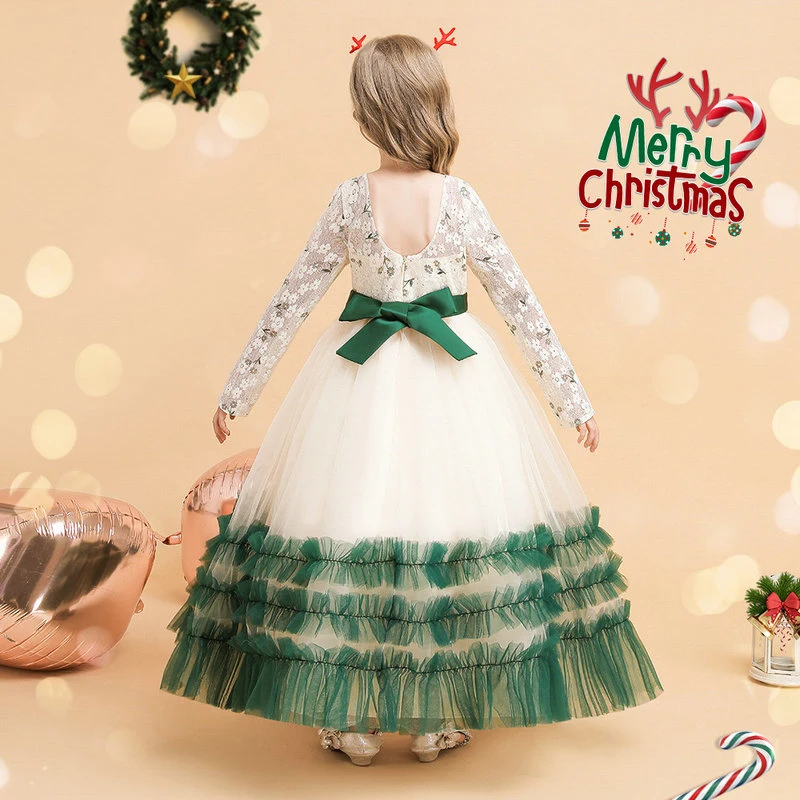 Children and Girls Christmas Dress Wedding Dress Evening Dress