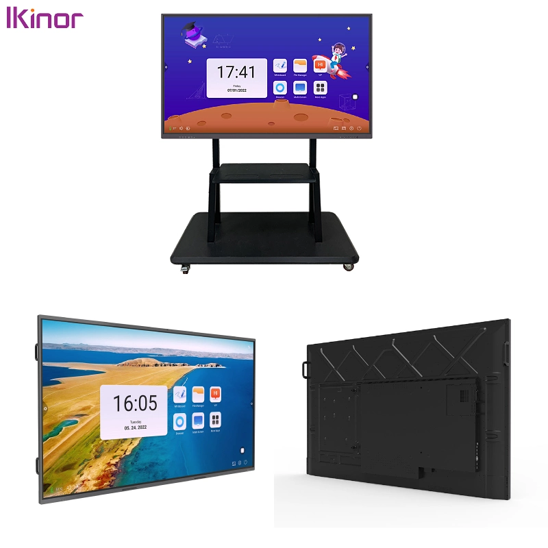 Ikinor 65 75 86 98 Inch Interactive Touch Panel Whiteboard for Office and Education