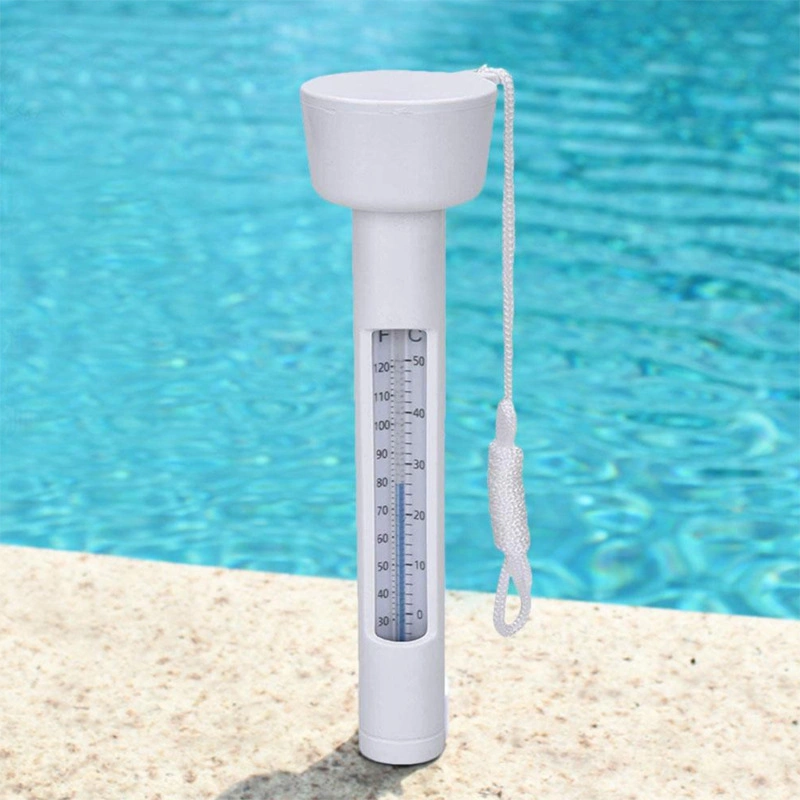 Portable Thermometer Swimming Pool Fahrenheit and Celsius Floating Pool SPA Pond Hot Tub Thermometer W/ String Cord & F/ C Display Bl20123