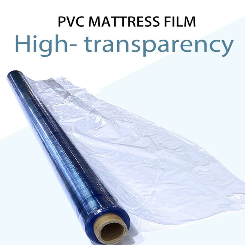 Blaue Transparenz weich PVC-Blatt Rolle flexible Kunststoff-Teile für Matratzenverpackung