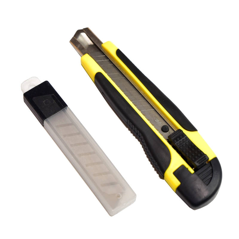 Couteau utilitaire à lame antidérapante avec verrouillage automatique de sécurité OEM