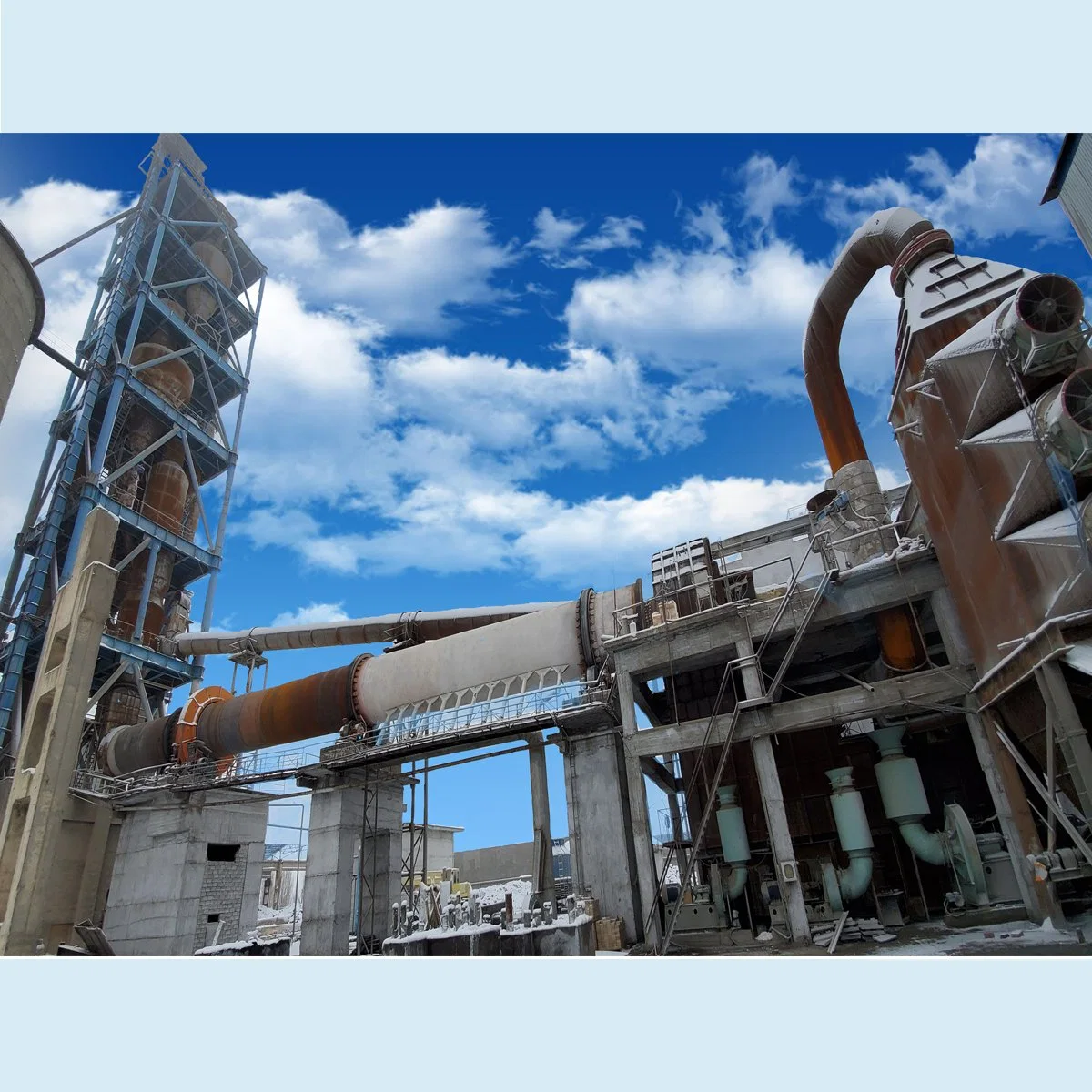 Limestone, Clay, Gypsum, Fly Ash, Slag Cement Production Line with Capacity 50 T/D-3000 T/D