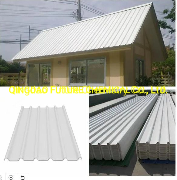 White Plastic ASA Plastic Film Roof Tile for PVC Roof Tile