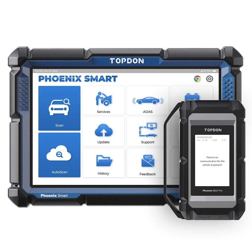 Topdon Factory Price Phoenix Smart Truck Gold Car All Cars Diagnóstico ferramenta do scanner dispositivo de máquina ECU Diagnóstico ferramenta de programação de codificação Scanner de diagnóstico automático