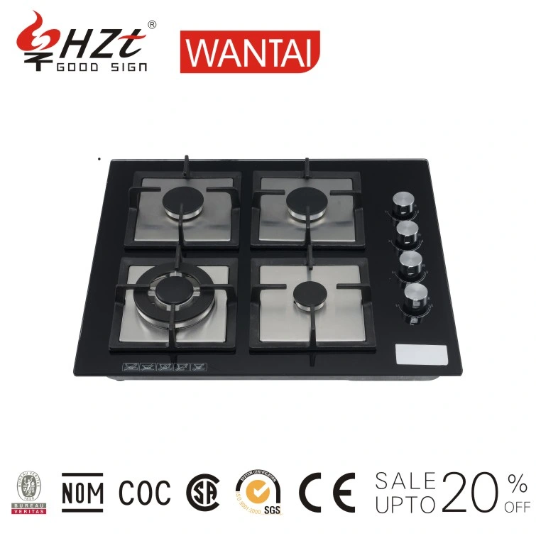 Home Kitchen Appliance New Model 5 Burner Gas Hob Gas Stove Gas Cooker Gas of White Colour