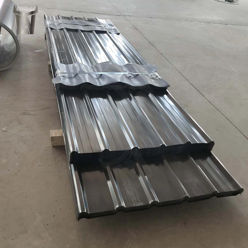 Gi PPGI PPGL 4 * 8FT Colorful Light Coated Corrugated Galvanized Steel Roofing Sheet Roof Tiles 3004 H16 Color Steel