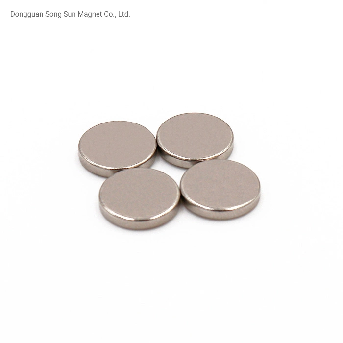 Neodymium Magnet N45 Disc Shape Diameter 10mm Thickness 1, 3mm with Steel Plate Diameter 14mm Thickness 0, 3mm