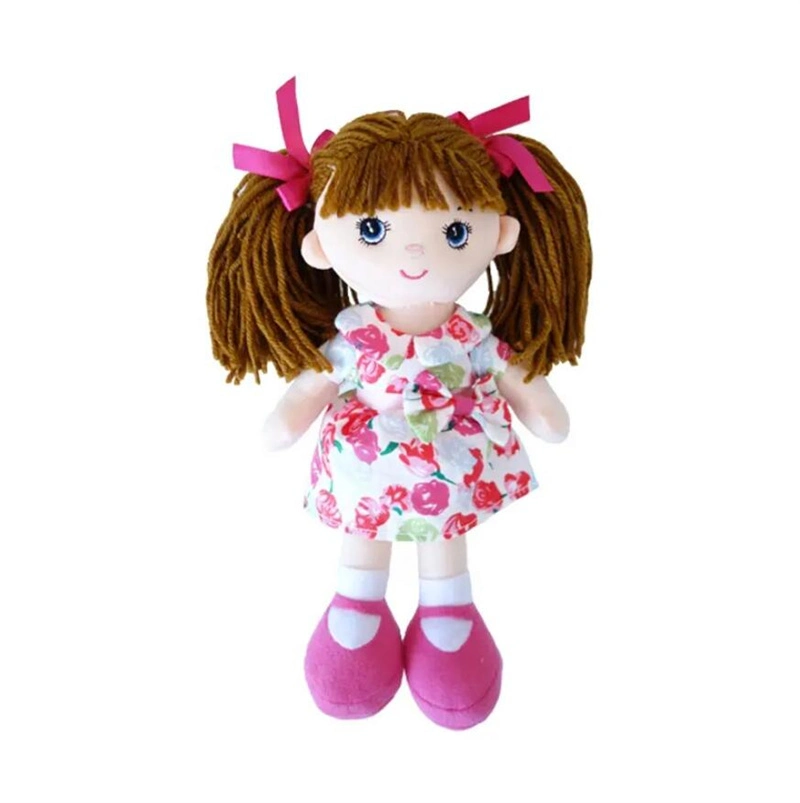 Stuffed Toy Manufacturer Cute Baby Plush Cartoon Doll Girl