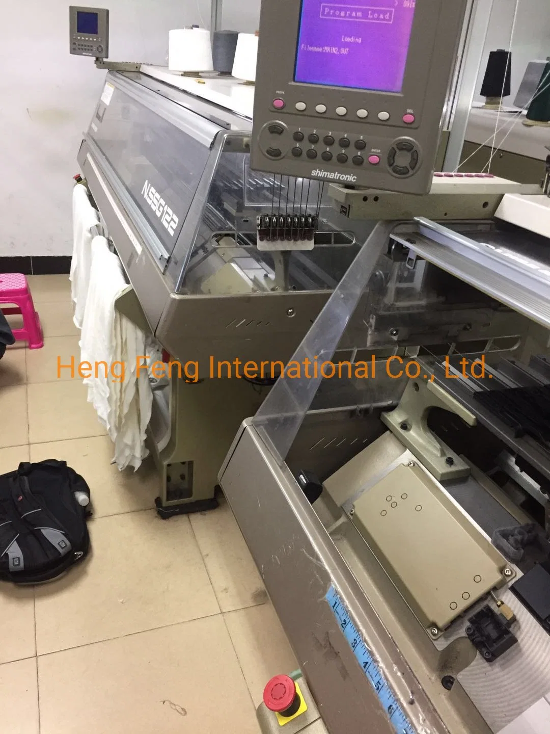 Used Shima Seiki Nssg 122sv 14G Flat Knitting Machine, Year 2010, Automatic Knitting Machine with Full Needle Bed