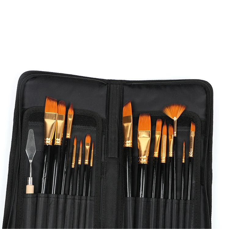 Nylon Hair Acrylic Paint Brushes Set Artist Paint Brush Set for Kids