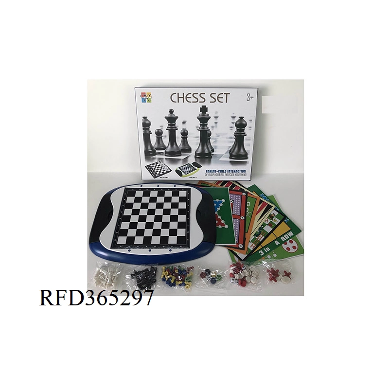8 in 1 Chess Set Ludo Game Toy Interactive Chess Games for Kids