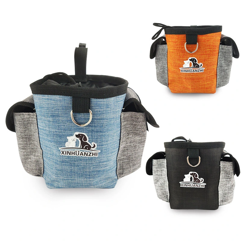 A EA212 Dog Bolsa tratar executando o Pack Correia com embalagem de cintura de logotipo Fanny Pack Snack Cocô de viagem do Transportador de Alimentação para alimentação animal de estimação portátil Saco de treinamento