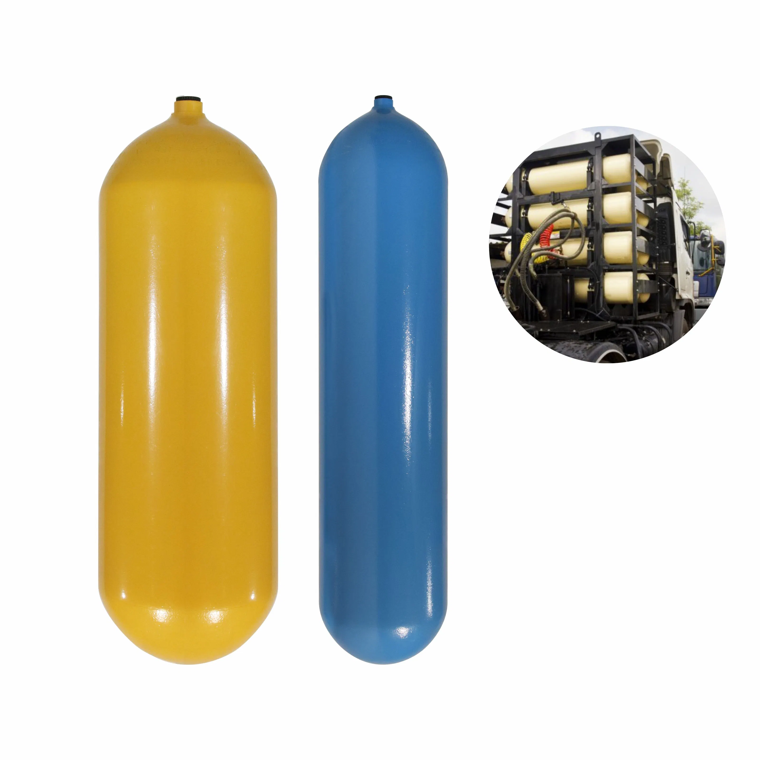 Large Capacity Gas CNG Cylinder Car 356mm Diameter Cilindro Gas Natural Ligero CNG Kit