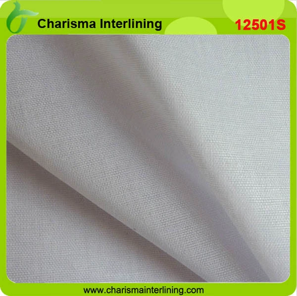 100% Polyester Reinforced Stitch Bond Interlining Fusing Brushed Nonwoven Buckram Fabric