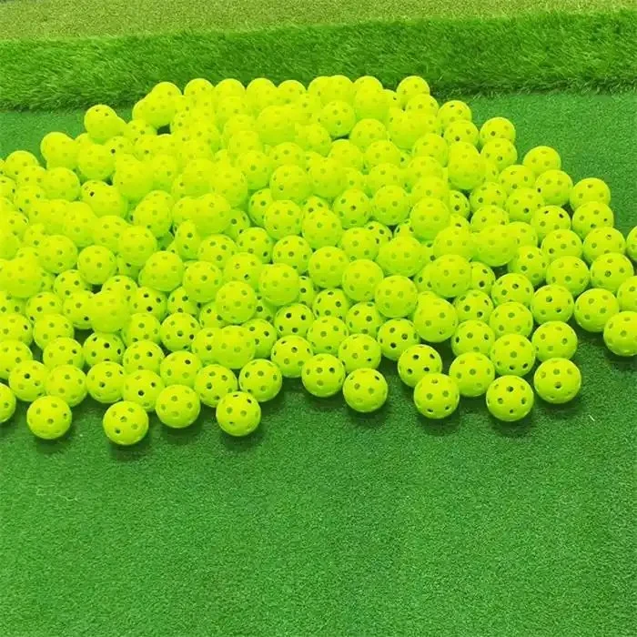 42mm PU Golf Super Soft Plastic Practice Ball Green Hole / Toy Ball