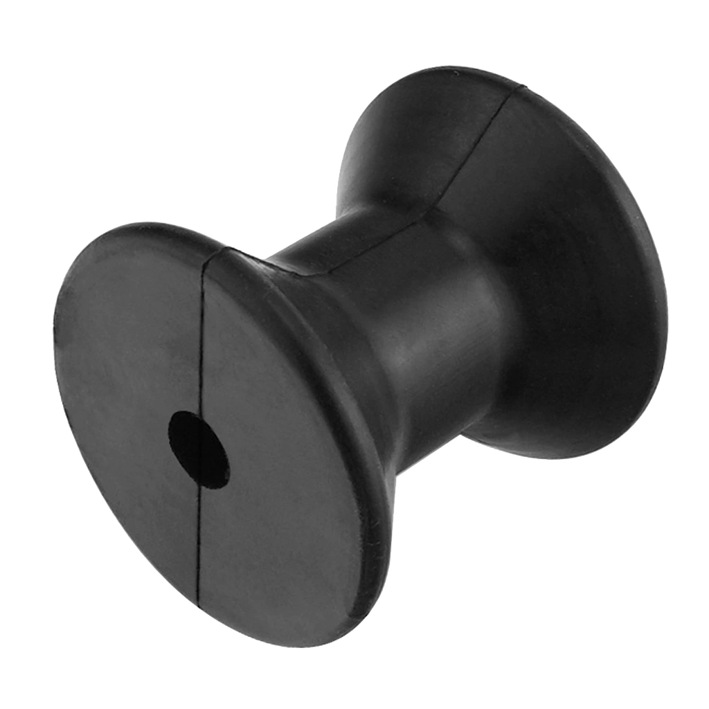 Yates Bow Roller for Boat Trailers - Heavy-Duty Rubber - 3" Long - 1/2" Shaft Yates Rubber Boat Trailer Parts YR3143-4