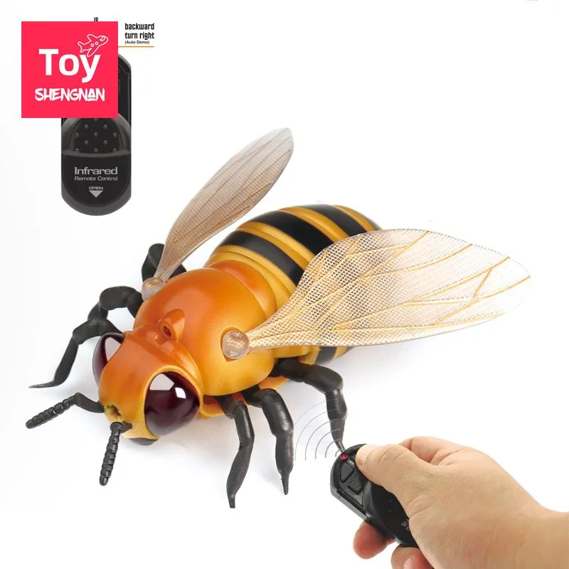 Пчела Fly Animal prank игрушка Joke Remote Control fake RC Фестиваль Halloween Prop Money специи интересная игра Подарочная модель дураков Для стороны