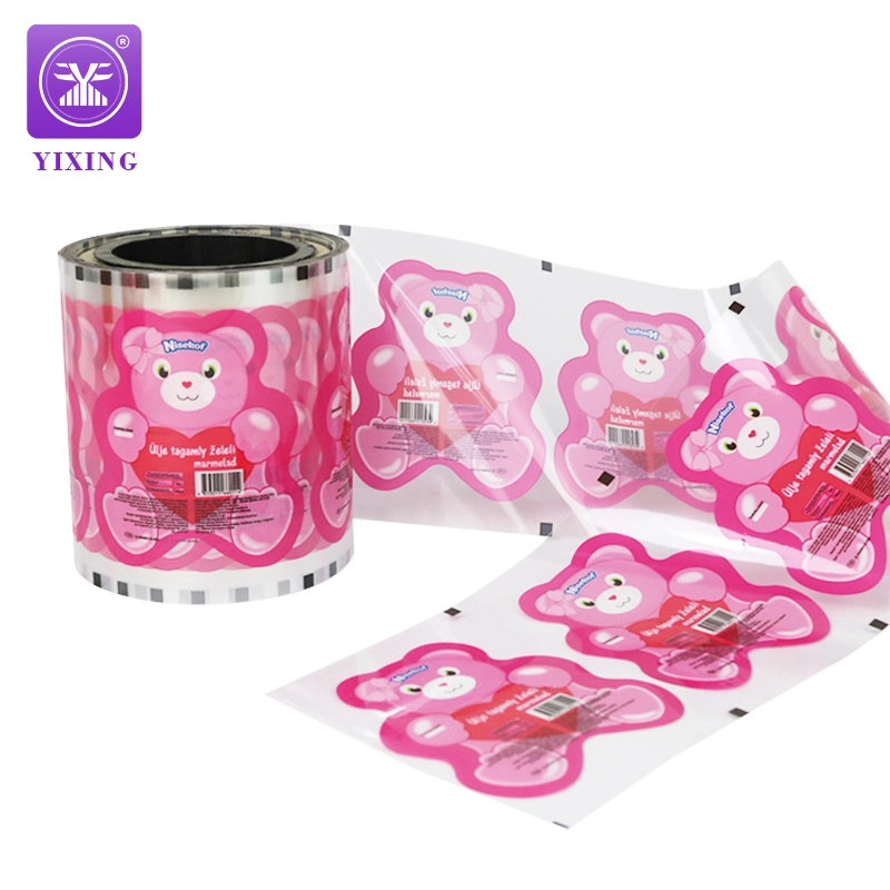 Pet/PP/PS/PE Laminated Plastic Ketchup Yogurt Jelly Cup Lid Sealing Film