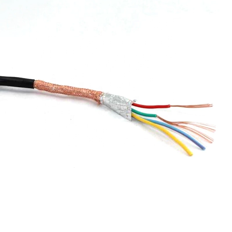 Rvv Rvvp 4 Core Power Cable 1.5mm 2.5mm 4mm 6mm Flexible Shielded Unshielded 16mm 24AWG 16 Sq mm 4core Electrical Wire